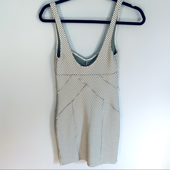 Free People Black and White Mini Dress - Picture 3 of 8